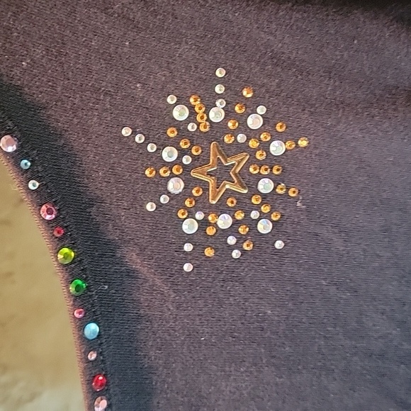 Quacker Factory 3/4 Sleeve Top Size 3X Angels with Trumpets - Picture 6 of 6